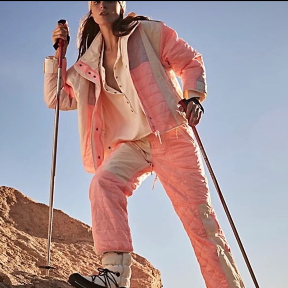 Free people ski jacket and pants